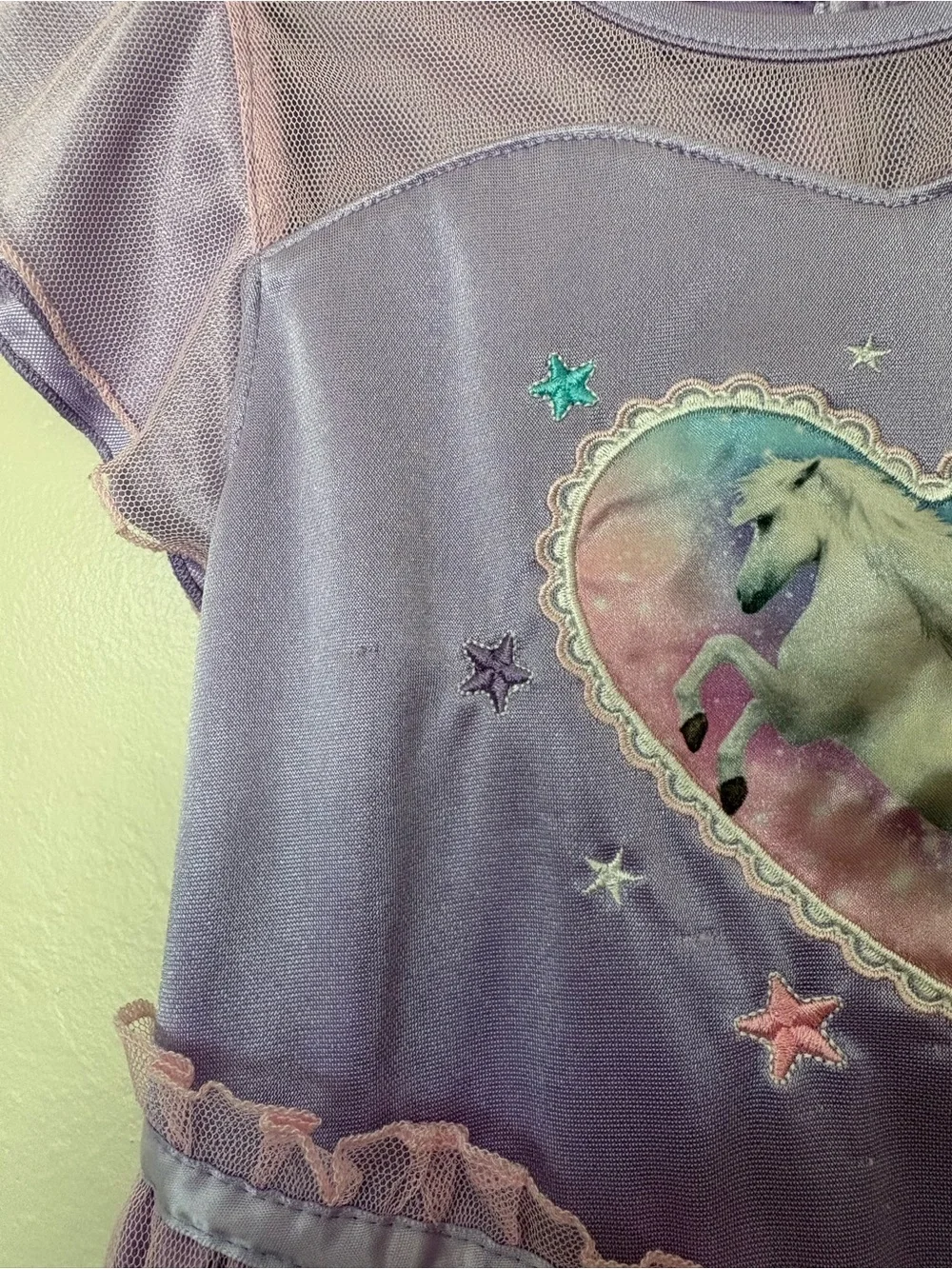 Princess Dream collection s 6/6x flame resistant night gown tulle unicorn heart